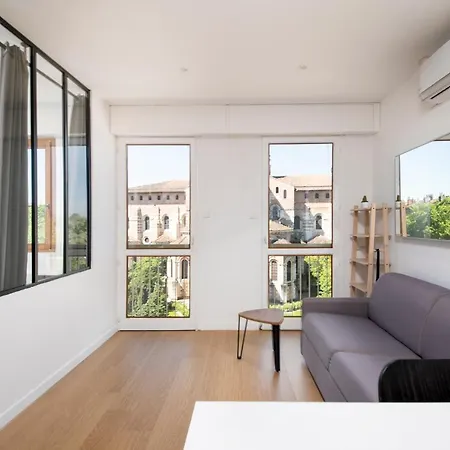 アパート Loft Vue Unique Sur Saint Sernin トゥールーズ